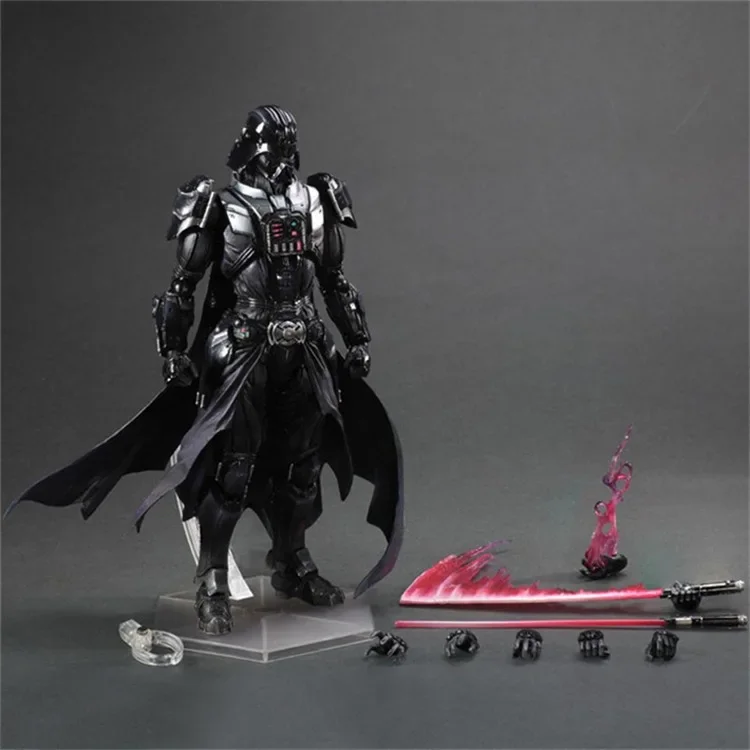 Anime Star Wars เล่นรูปศิลปะ Boba Fett Darth Vader Maul Stormtrooper Action Figures ของเล่น Joint Movable ตุ๊กตา Desk Decor