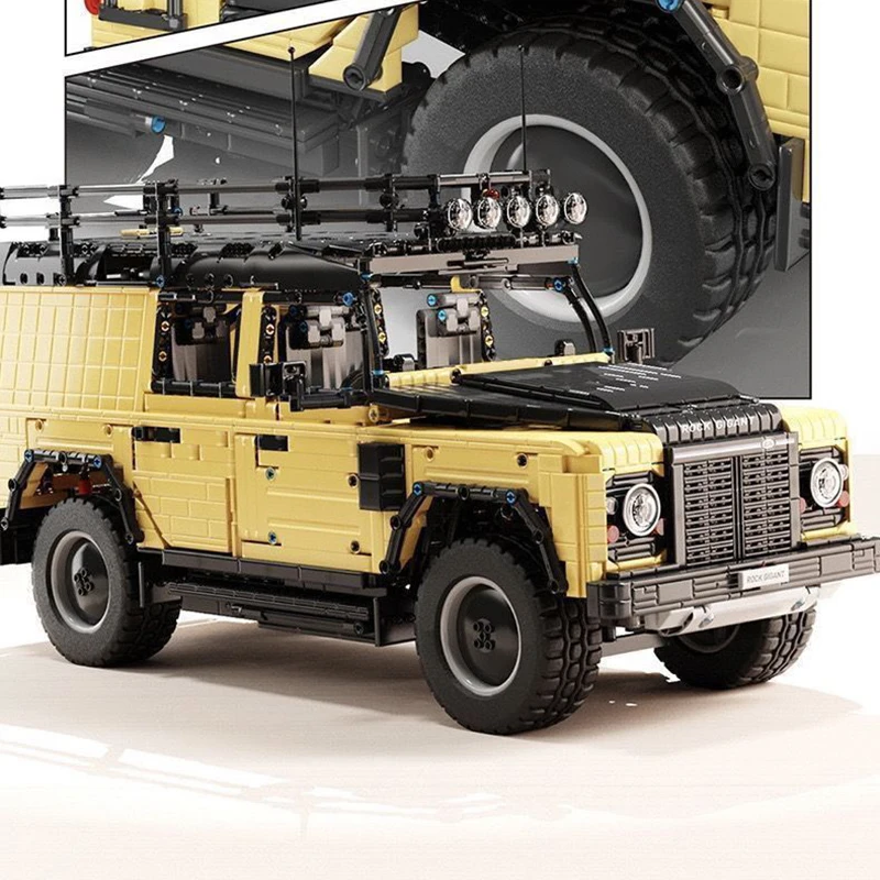 3380PCS Technical Land Rover Supercar Off-Road FIT Building Blocks City Racing Car Vehicle Model Brick Toy Gift For Kid Adult