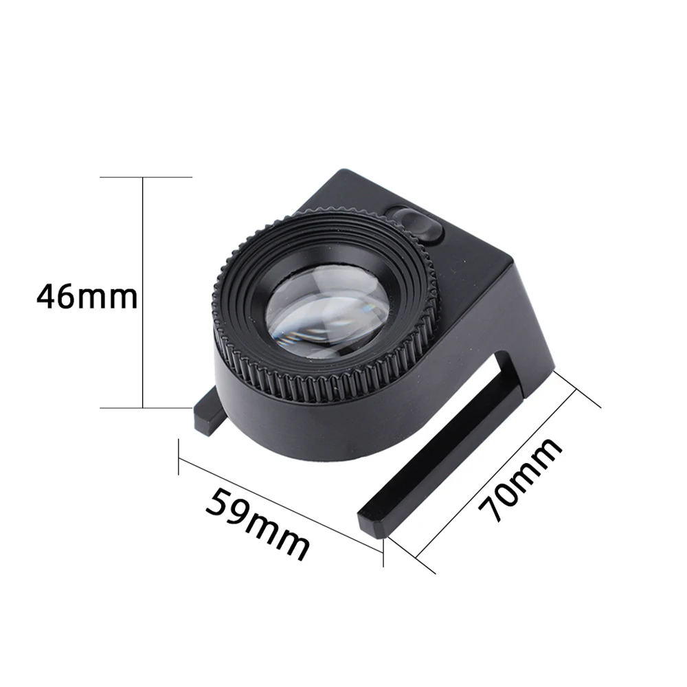 레이저 정렬 확대경 50배 확대 LED 조명 눈금자, 레이저 마킹 절단기의 레이저 스팟 관찰용