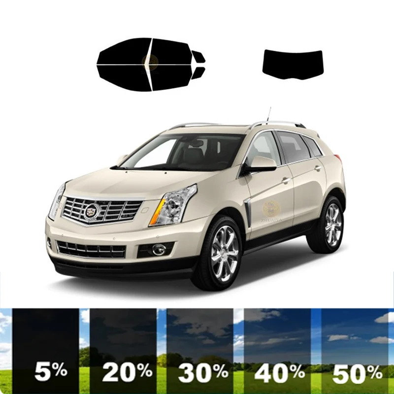 

precut Removable Window Tint Film For Car 100% UVR 5%-35%VLT Heat Insulation Carbon ﻿For CADILLAC SRX 4 DR SUV 2010-2016