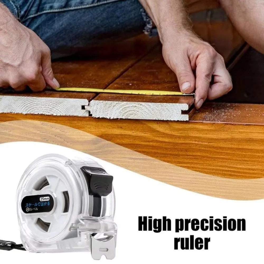 3/5/7.5/10M Stainless Steel Tape Measure High Wear Resistance Measuring Tool Imported from Japan For Woodworking Site Measuring image 5