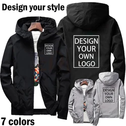 Customized Mens Fashion Jackets and Coats New Men's Windbreaker Jacket Spring Autumn Men Outdoors Casual Clothes