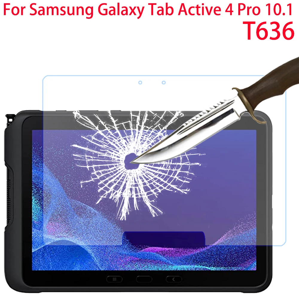 

9H Tempered Glass Screen Protector For Samsung Galaxy Tab Active 4 Pro 10.1 Inch T636 2022 Tablet Protective Film