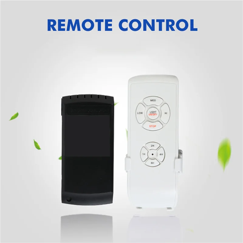 3X Ceiling Fan Remote Control Kit, Small Size Universal Ceiling Fans Light Remote, Speed,Light & Timing Wireless Control-Y47A