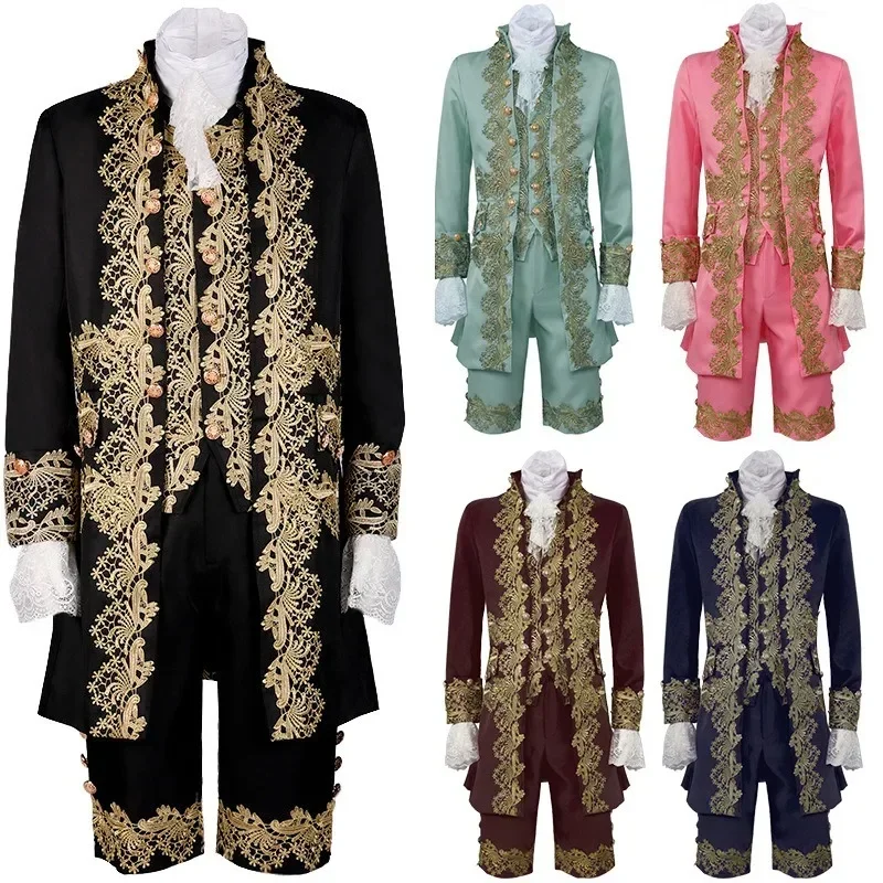 

Europe and The United States Halloween Court Prince Dress Performance Suit Medieval Vintage Clothing Anime Love Live Cosplay