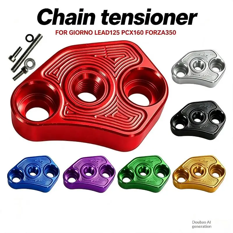 CNC-gefräster Nockenwellen-Kettenspanner für Giorno Lead 125 PCX 160, in mehreren Farben erhältlich – Detail 5