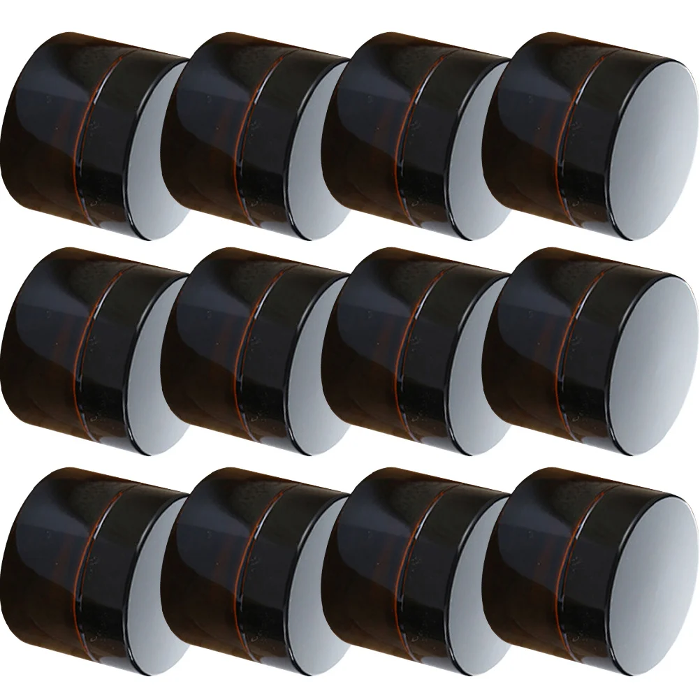 

20Pcs Small Glass Bottles Frosted Surface Cream Dispensers for Body Mask Sample Holder Travel Jars