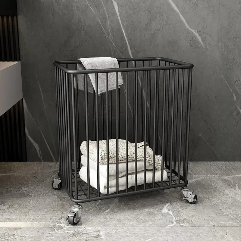 Simple laundry basket New gold household laundry basket is now available