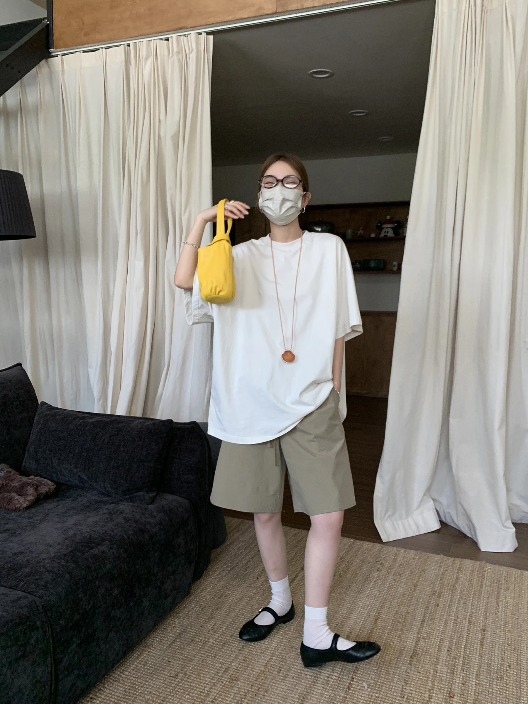 

Футболка оверсайз NIZONDAYS, повседневная, свободного кроя, пять цветов, простой дизайн, круглый вырез, короткий рукав, женский летний топ