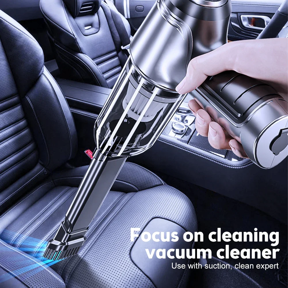 

Cordless Car Vacuum Cleaner USB Charging Air Duster Handheld Auto Vacuum 95000Pa Strong Power Vacuum Cleaner for Car Home