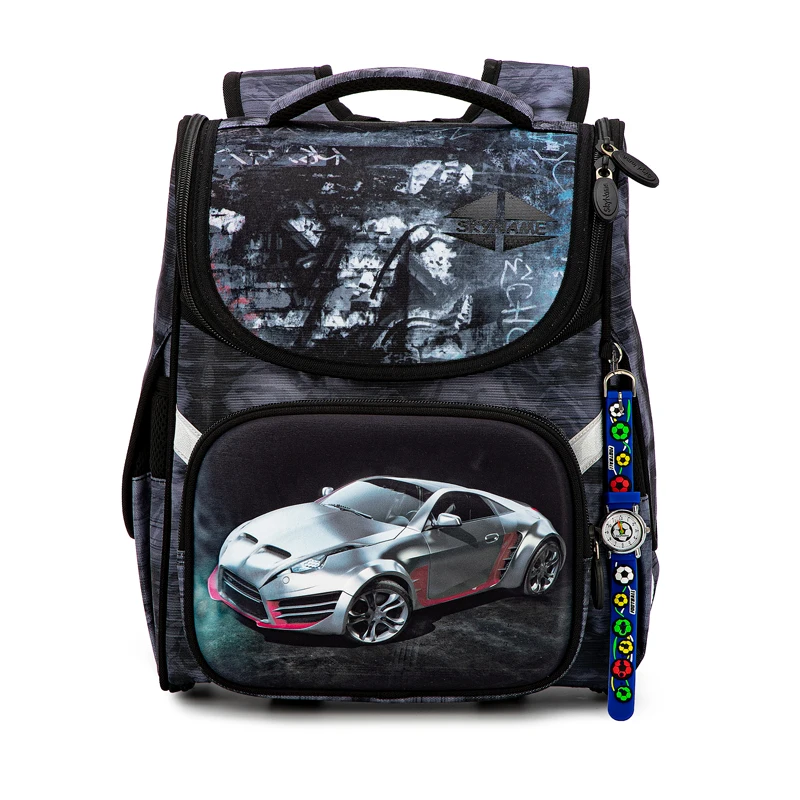 Children School Bags for Boys Orthopedic Breathable Backpack Racing Car kids School Bag 1-5 Grade Boy Knapsack Mochila Escolar