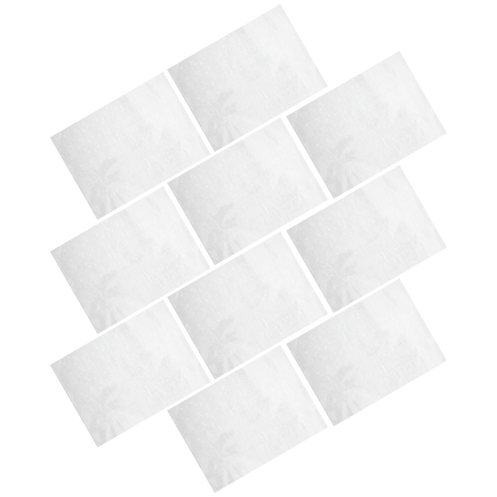 

10pcs Waterproof Photo Laminating Sheets Cold Shrinkable Protective Film For Cards Pictures Files Clear Lamination Film