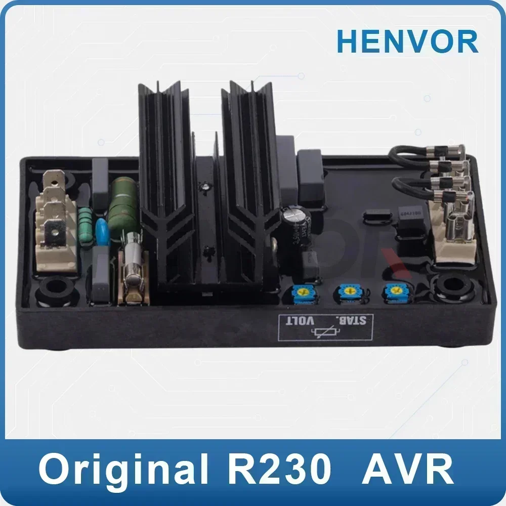 

Автоматический регулятор напряжения AVR R230 для дизельных бесщеточных генераторов переменного тока 220 В 380 В, одно- и трехфазный стабилизатор