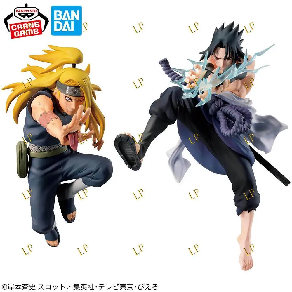 オリジナルバンダイバンプレストナルト-72-巻マンガカバーシリーズデイダラうちはサスケアニメフィギュアモデル本物の箱入りおもちゃ