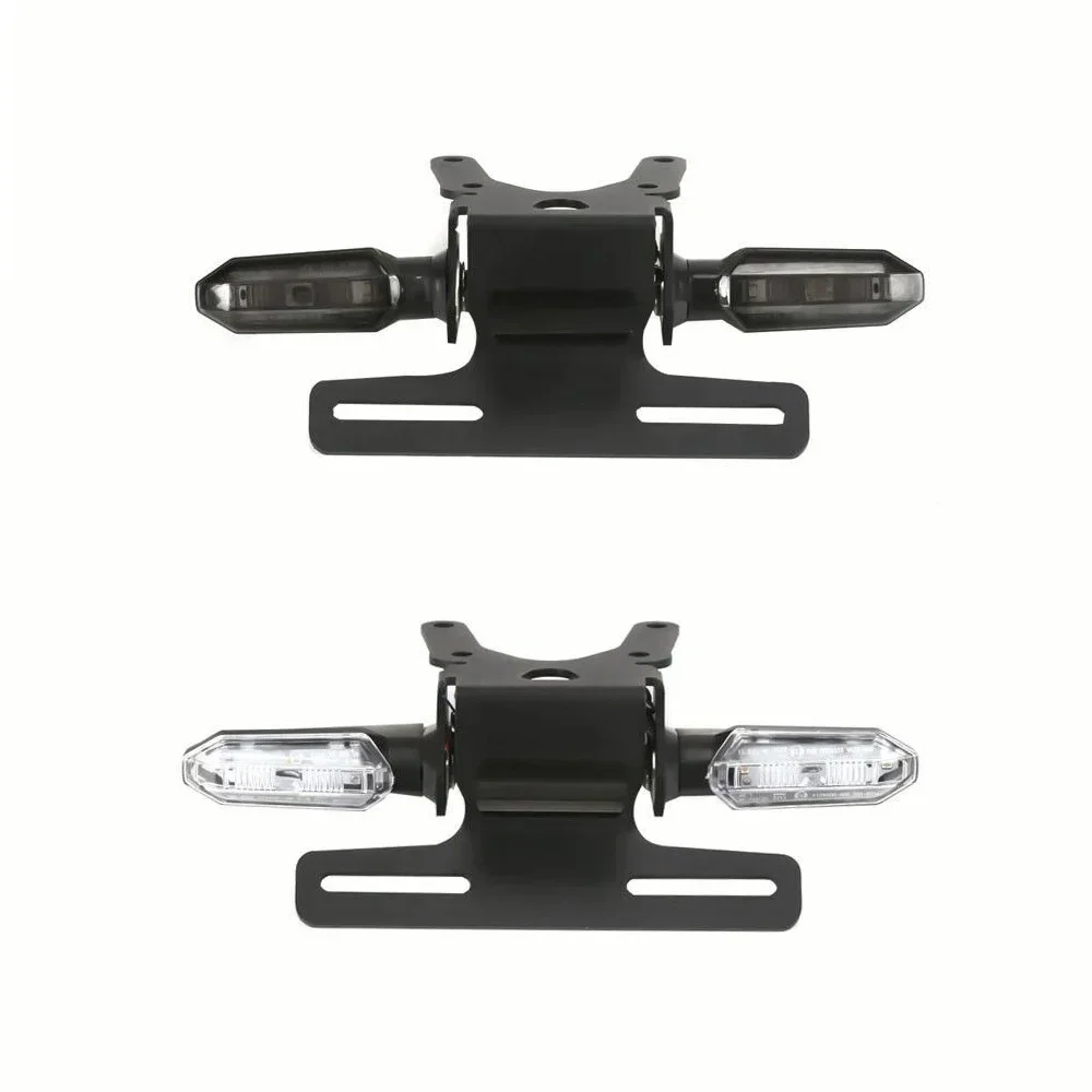 LED Turn Signal License Number Plate Holder Bracket Tail Tidy Fender For KAWASAKI 2017-2023 VERSYS-X 250 VERSYS-X 300