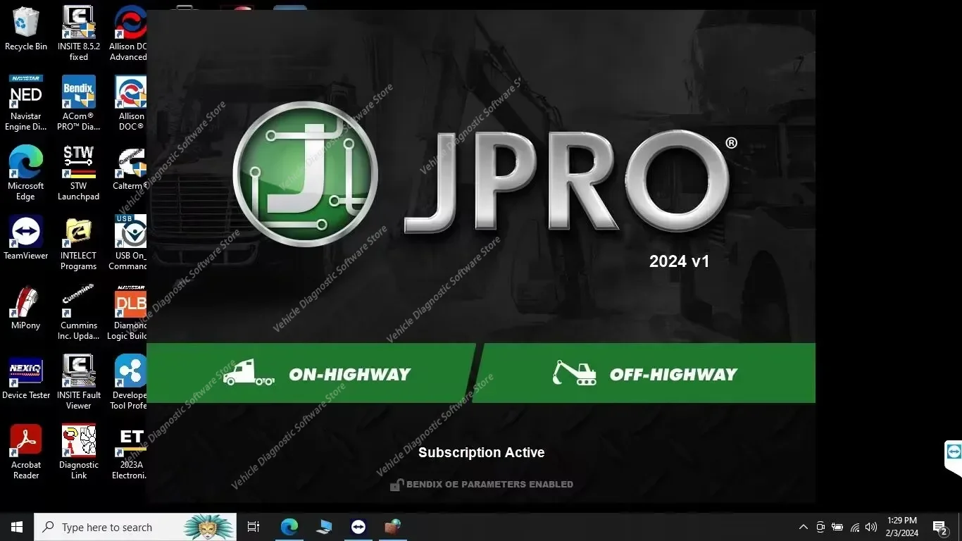 

2026 JPRO V2 Unlocked Commercial Fleet Diagnostics +unlimited Install for The Heavy Equipment and Machinery Industries