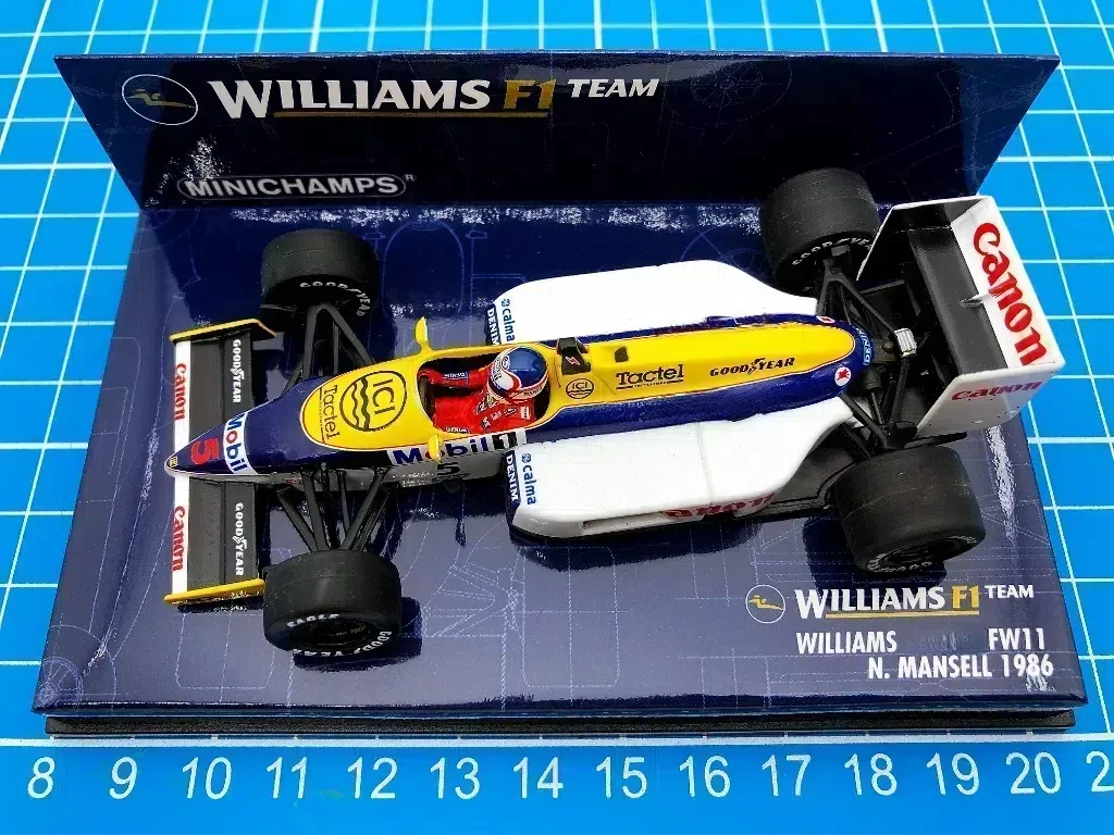 

Minichamps 1:43 F1 FW11 1986 Mansell моделирование ограниченная серия смола металл статическая модель автомобиля игрушка в подарок