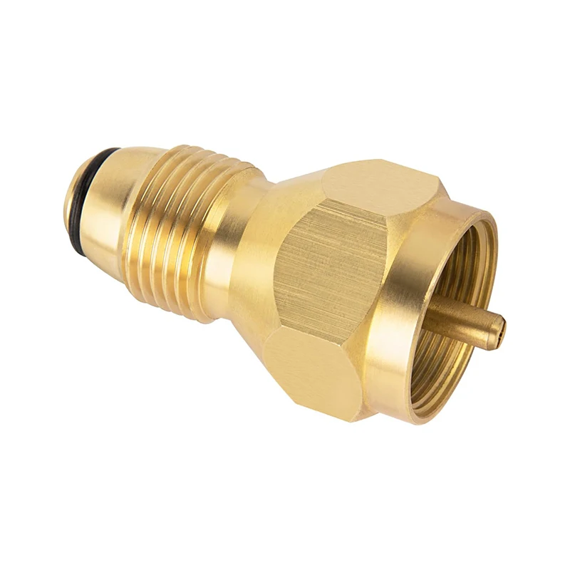 **1PC Propane Tank Refill Adapter Gas Cylinder Canister Filler Coupler Brass Accessories For 1LB Small Cylinders