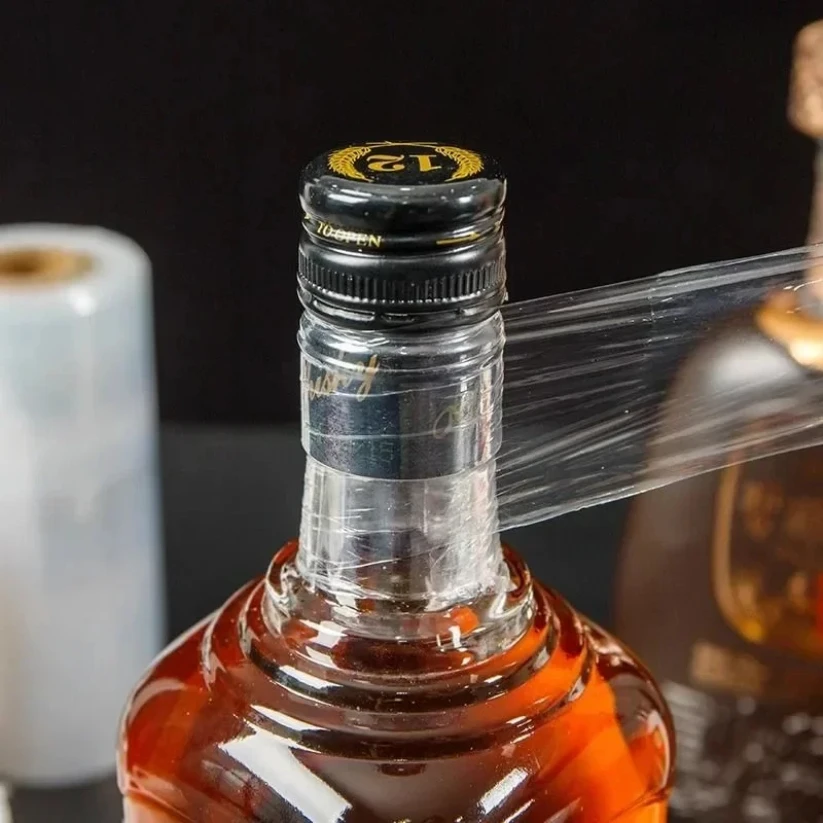 3 سم × 1500 سم مانعة للتسرب وقابلة للتمدد لزجاجة النبيذ/الشراب - مضادة للتبخر، فيلم أبيض مضاد للشيخوخة للتخزين الآمن