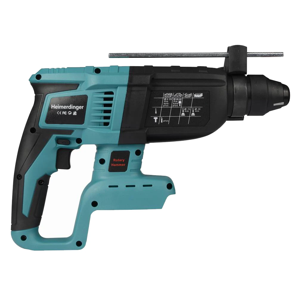 Imagem -02 - Multi-funcional Heavy Duty Furadeira com Embreagem de Segurança sem Fio sem Escova 11 Sds Plus Martelo Rotativo em 1