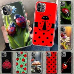 Insect Seven-Star ladybug Phone Case Cover for iPhone 11 12 13 14 15 16 Pro Max Apple X XS XR 7 Plus 8 + Art Customized Fundas 1