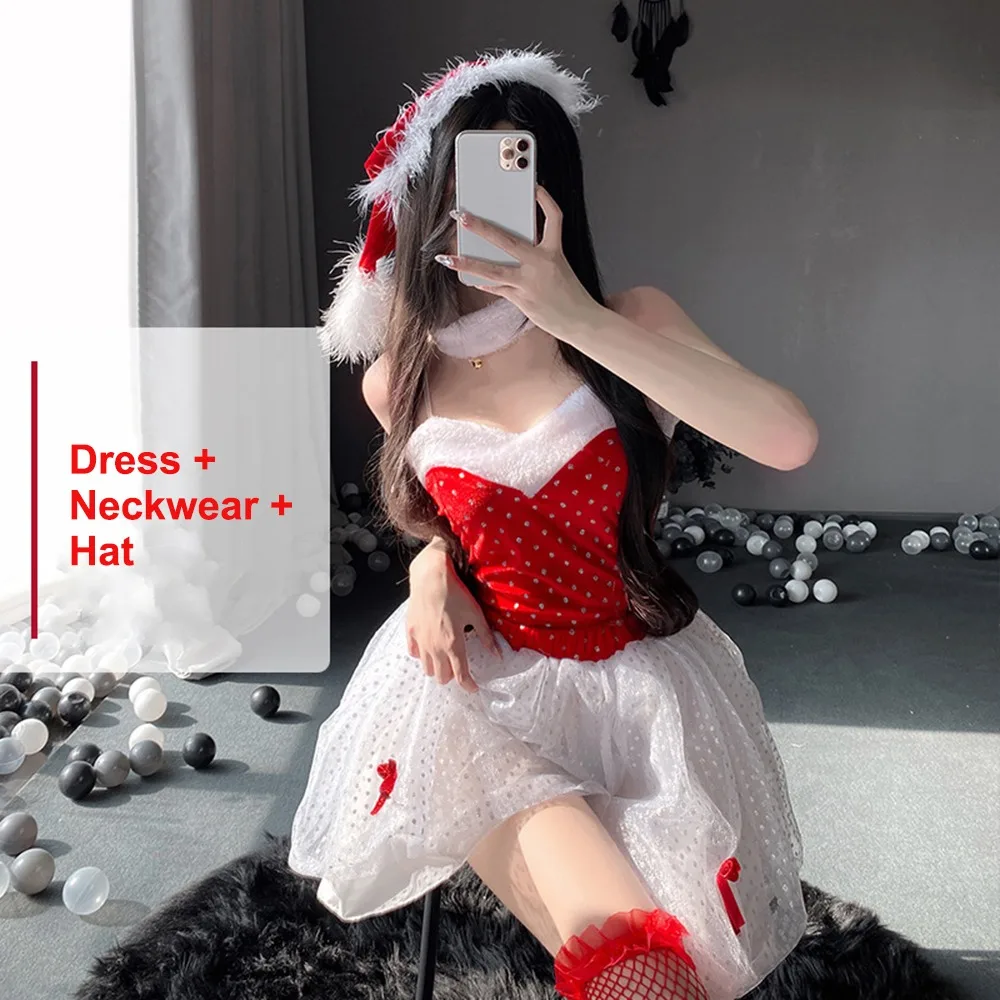 

Модное красное бархатное рождественское платье, костюм, рождественское пальто Санта-Клауса, карнавальная вечеринка, косплей, наряд для женщин