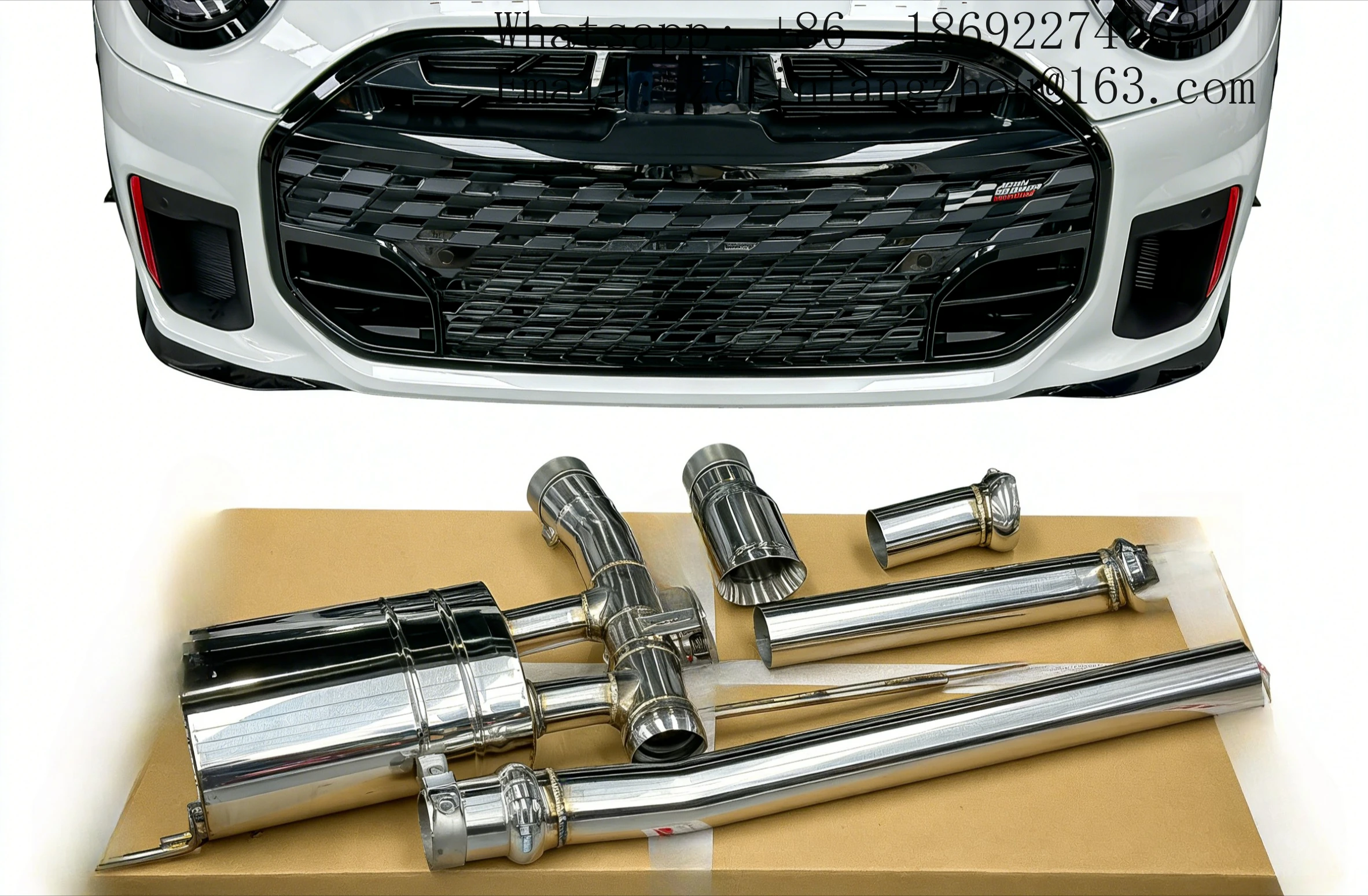 Non-Resonated Catback System For Mini Cooper S 2 Door F65 F66 F67 Plug and Play RES