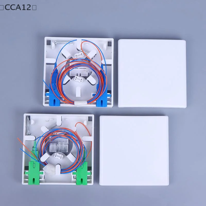 86 Information Panels Fiber Optical Terminal Junction Box Fiber Optic Splice Box SC Adapter LC Adapter 2 Core Fiber Combination
