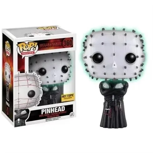 Funko Pop Películas de terror Hellraiser III Pinhead 360 #   Figura de vinilo Hot Tonic colección exclusiva modelo regalos juguetes