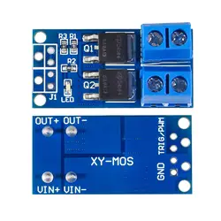10PCS DC 5V-36V 15A 400W Dual High Power MOS Transistor Driving Controller Module Max 30A PWM Electronic Switch FET Trigger