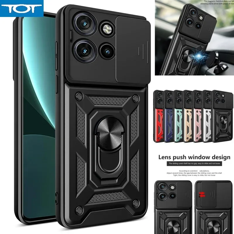 

Edge50 Neo 5G Case Metal Ring Armor Back Cover For Motorola Edge 50 Neo 50Neo Edge50Neo 5G Magnet Holder Protect Cases Fundas