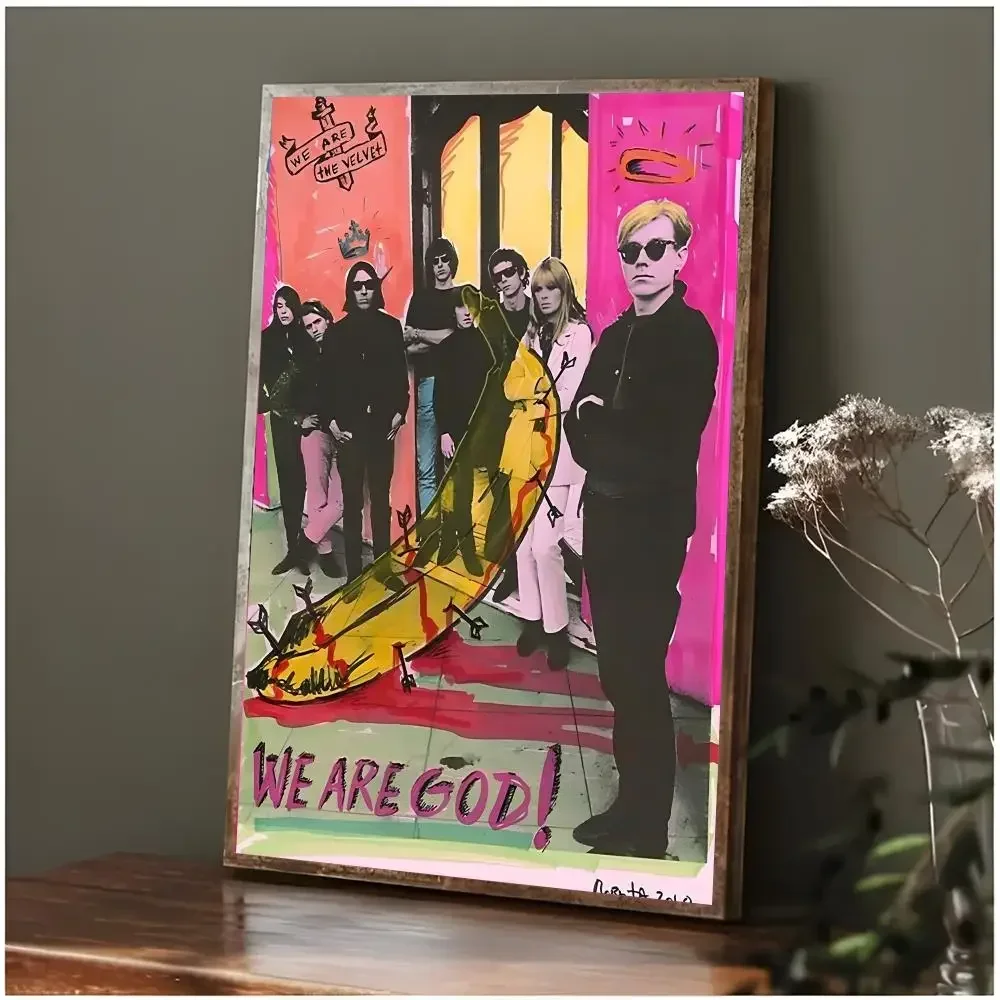 Vintage Band T-The Velvet Underground Poster Modern Wall Art Bedroom Living Room Print Unframed