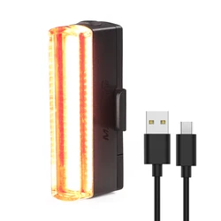 SEEMEE 50 Bike Tail Lights, USB-C Rechargeable Rear Bike Lights, AUTO Group-SYNC | IPX6 Waterproof | 5 Modes