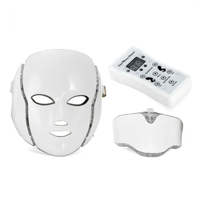 Professional Beauty Care Equipment 7 Colors LED Phototherapy SA-H10B Led PDT Facial Mask Light