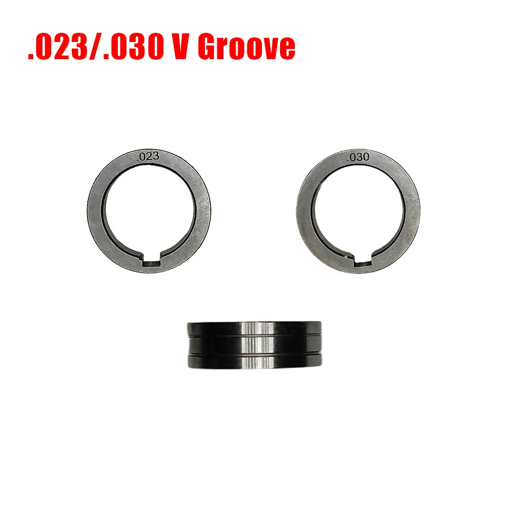 Drive Roll Accessories for MIG Welder Wire Feed Mechanisms Featuring .023 .030 .035 .045 Support and Knurled V U Groove Designs