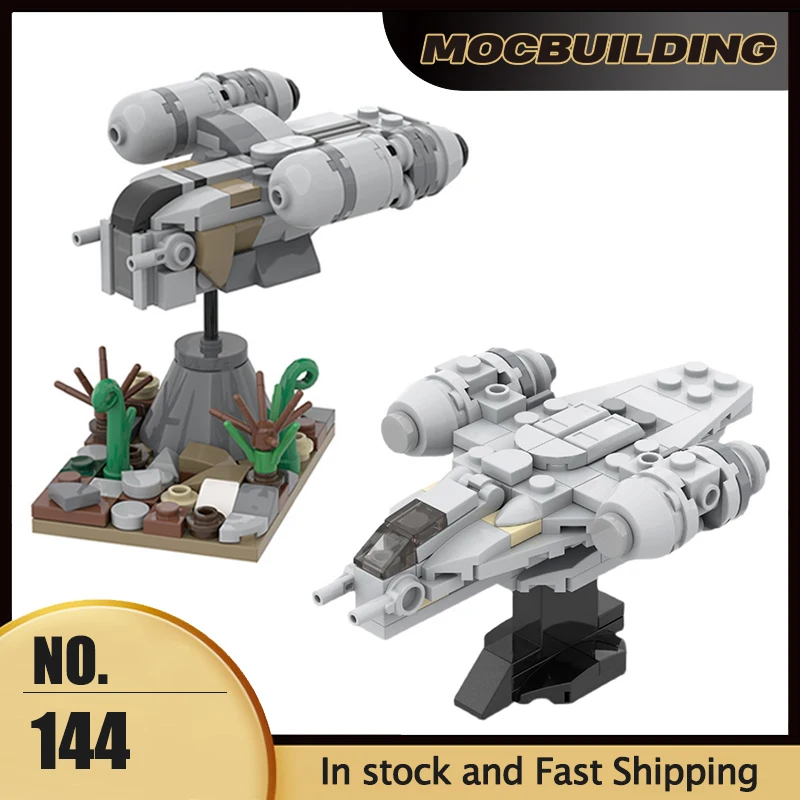 film-spatial-micro-rasoir-crete-moc-blocs-de-construction-starfighter-vaisseau-spatial-bricolage-briques-d'assemblage-enfants-garcon-jouets-anniversaire-cadeau-de-noel