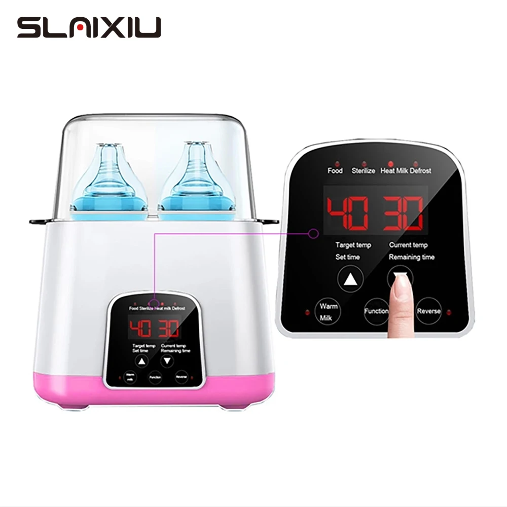 Стерилизатор с подогревом бутылочек 2-в-1, умный контроль температуры, быстрый нагрев, размораживание грудного молока, незаменимый