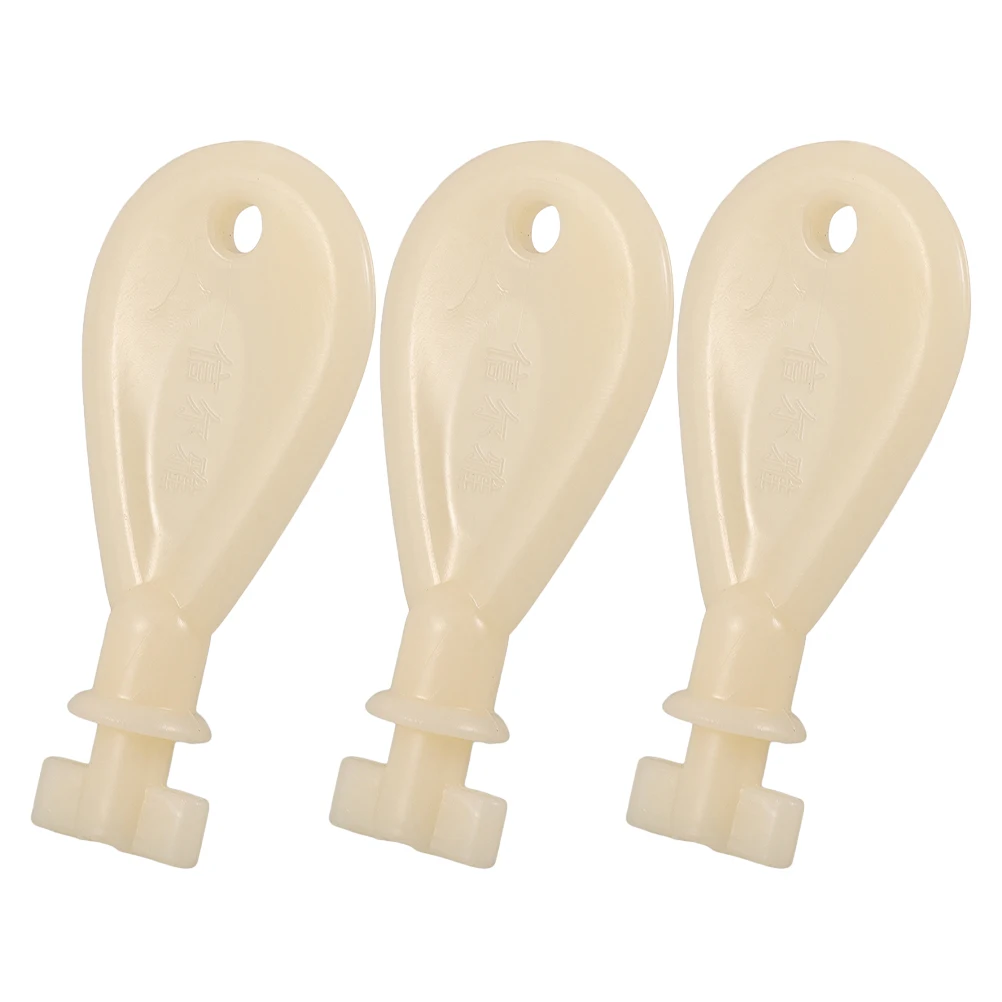 

3 Pcs Paper Towel Dispenser Keys Plastic Replacement Tissue Box Key Black Universal Compatibility Sturdy Construction