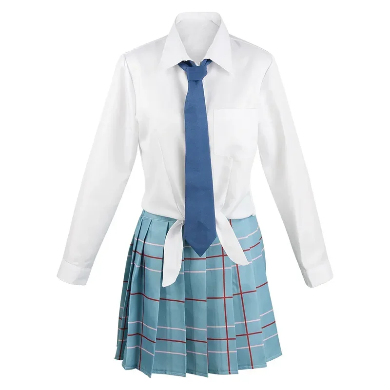 2025 Anime nuevo My Dress Up Darling Kitagawa Marin disfraz JK uniforme escolar falda pantalones peluca Gojo Wakana Cosplay Cos abc