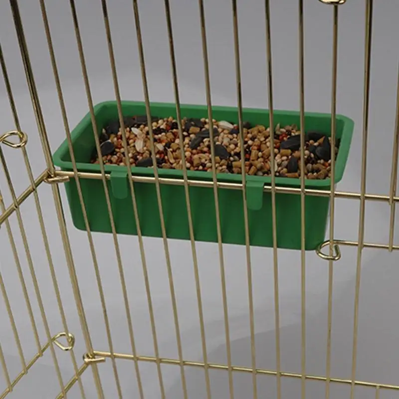 77JA Bird Feeder Drinking Water Cups for Chickens Quails Plastic Hanging Bowls