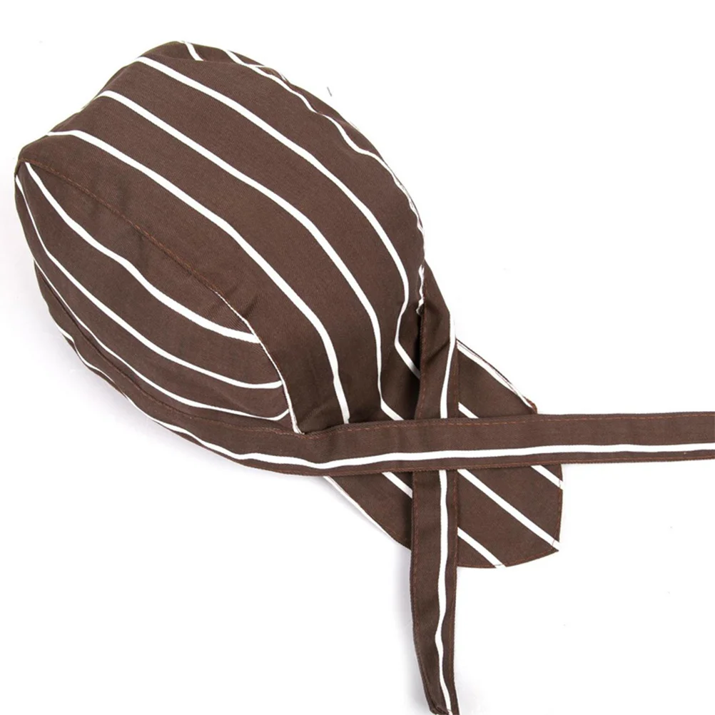 Czapka kelnerska piracka, czapka kucharska w paski, pyłoszczelna czapka kucharska, czapka robocza kelnerska do restauracji, uniform kucharski