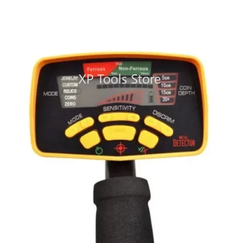 Waterproof MD6350 Metal Detector, Underground Treasure Hunter for Gold/Archaeological Use, Professional Detecting Device