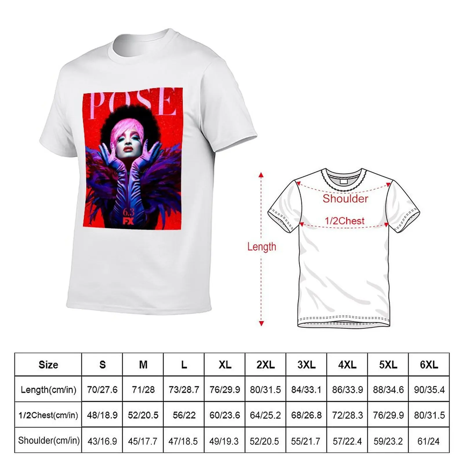 POSE T-Shirt t shirt man designer t shirt personalised t shirts for man graphic funny T-shirt