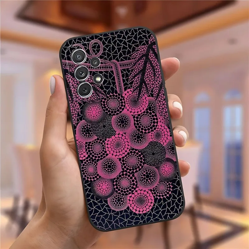 Yayoi Kusama Art Phone Case For Samsung Galaxy S23 S22 S10 S20 S30 S21 S8 S9 Pro Plus Ultra Fe Design Back Cover