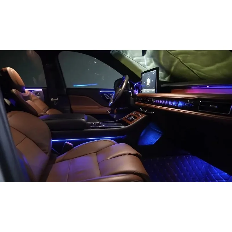 Original Car 1:1 Mold Starlight Edition Rainbow Symphony Dynamic Ambient Light for Navigator(2020-2023)