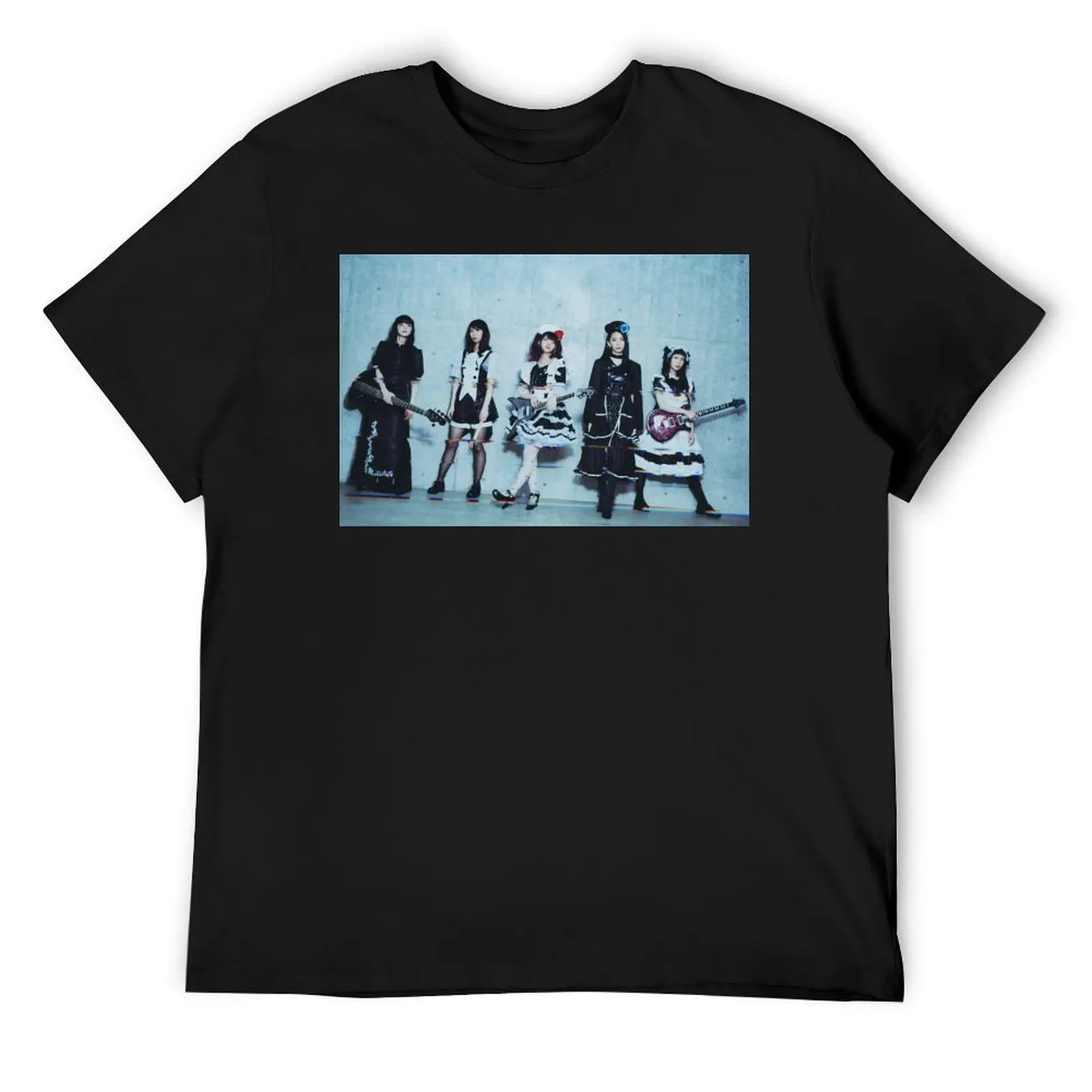 Round Neck Portrait Band Maid For Sale T-shirt  Motion Tshirt Graphic Cool Funny Novelty Home USA Size