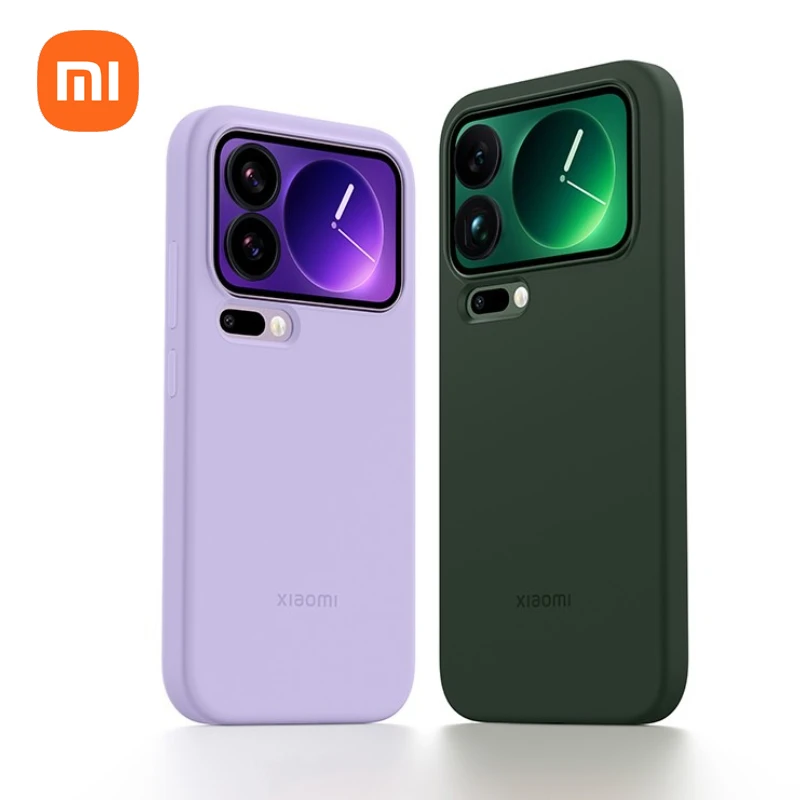 حافظة حماية مغناطيسية من السيليكون السائل Xiaomi 17 Pro/Pro Max الرسمية الأصلية، رسوم متحركة مغناطيسية حصرية