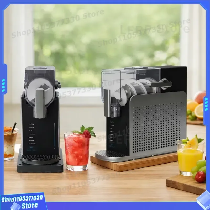 200W Electric Ice Cream Maker Machine Automatic Mini Commercial Plastic Soft Serve Maker Easy Clean Pre Freeze Free For Cold