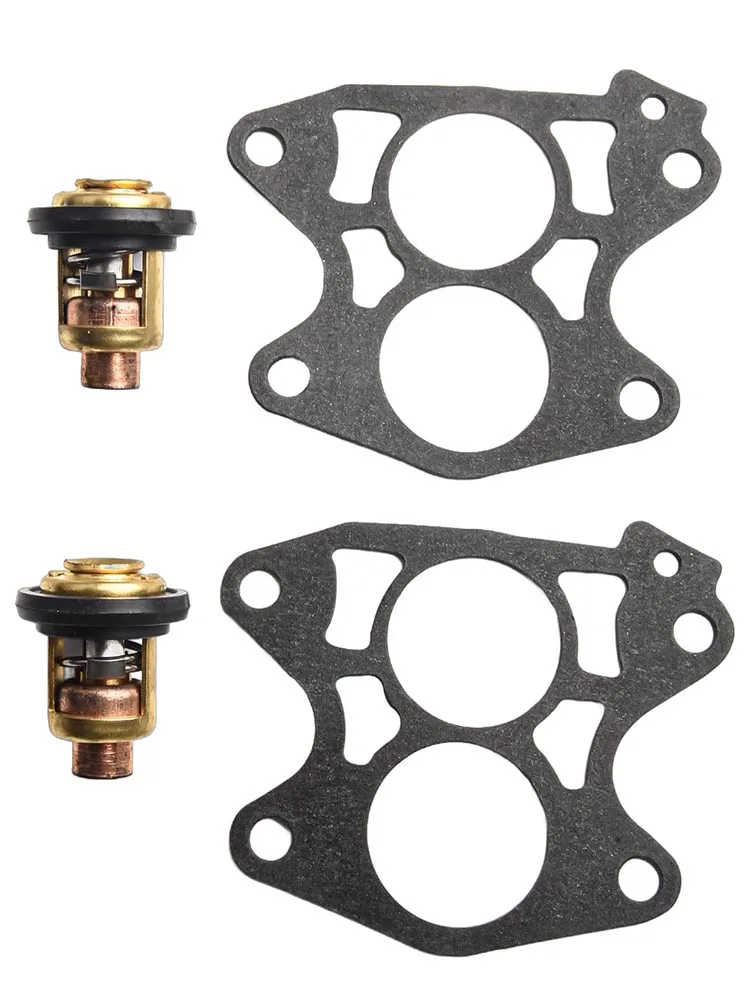 2X For YTR Outboard Thermostat 6E5-12411-30-00& Gasket 688-12414-A1-00 Set Boat Parts & Accessories