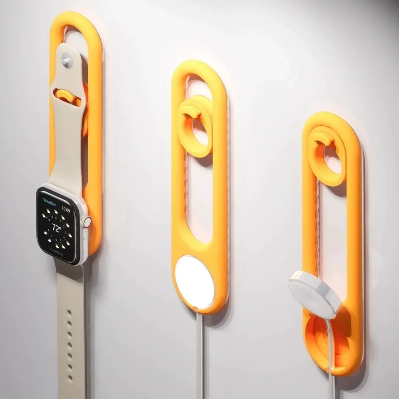 Wall Hanging Watch Charger Stand Wall-mounted Iwatch Charge Dock Wall Smartwatch Charger Holder Watches Charging Base for Apple